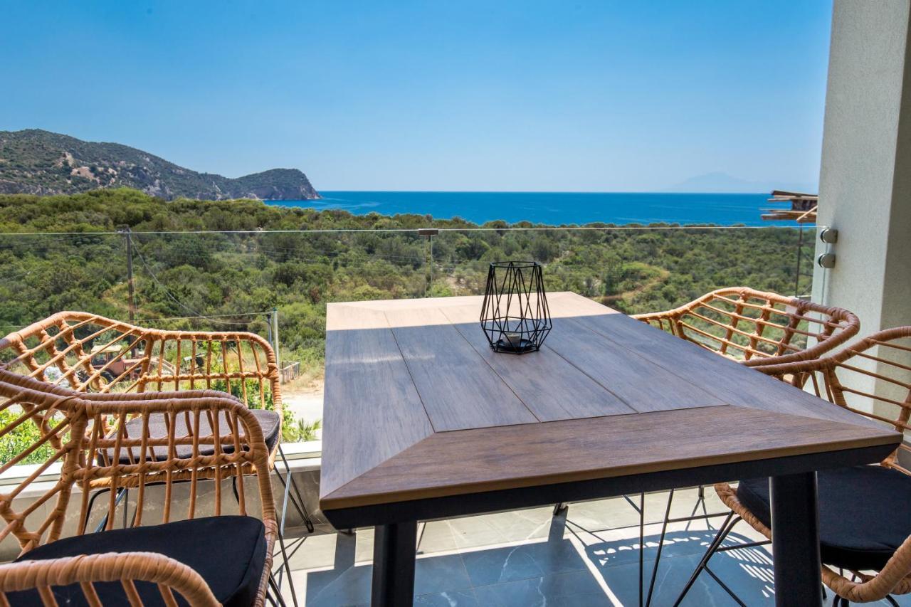 Aigli Skala Maries Deluxe Apartment Skála Marión Bagian luar foto