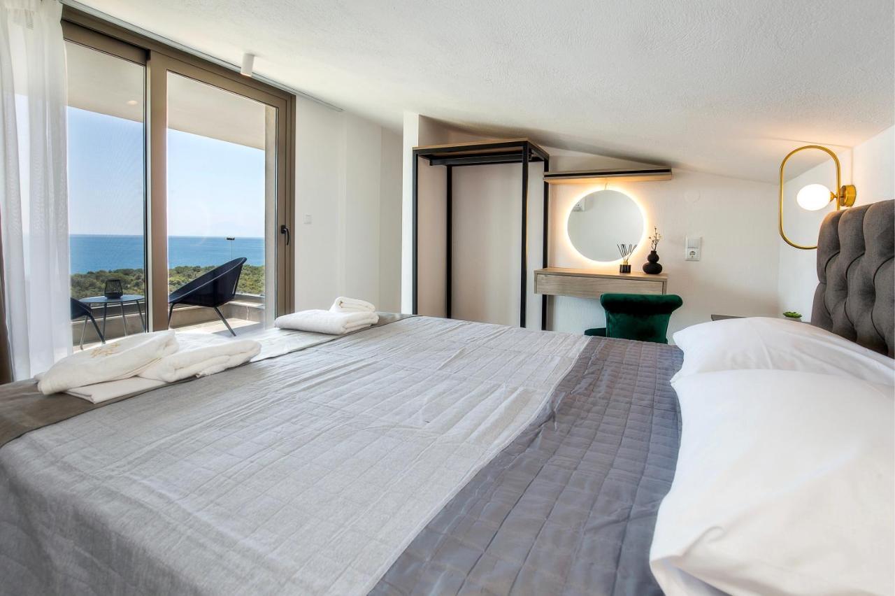 Aigli Skala Maries Deluxe Apartment Skála Marión Bagian luar foto