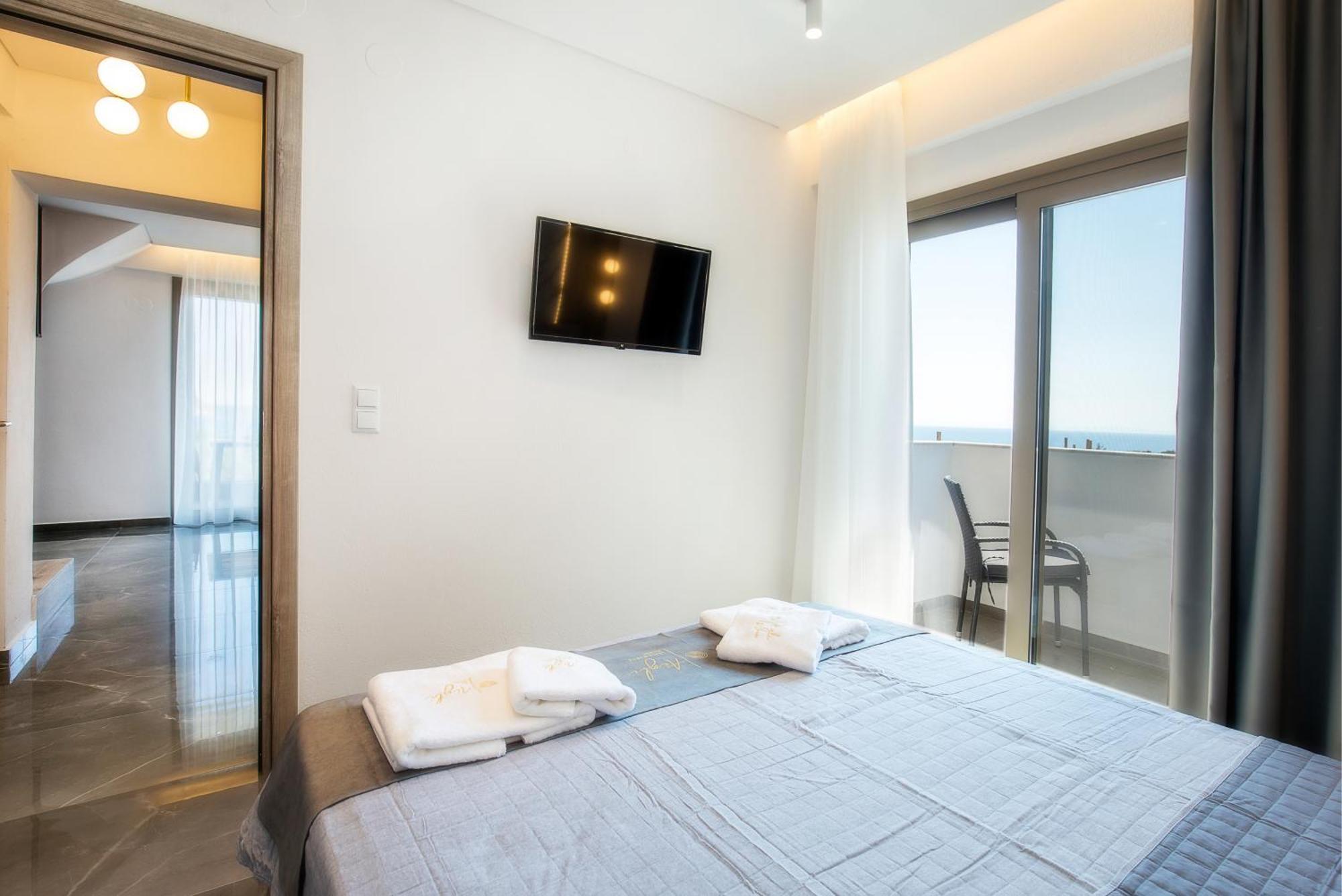 Aigli Skala Maries Deluxe Apartment Skála Marión Bagian luar foto