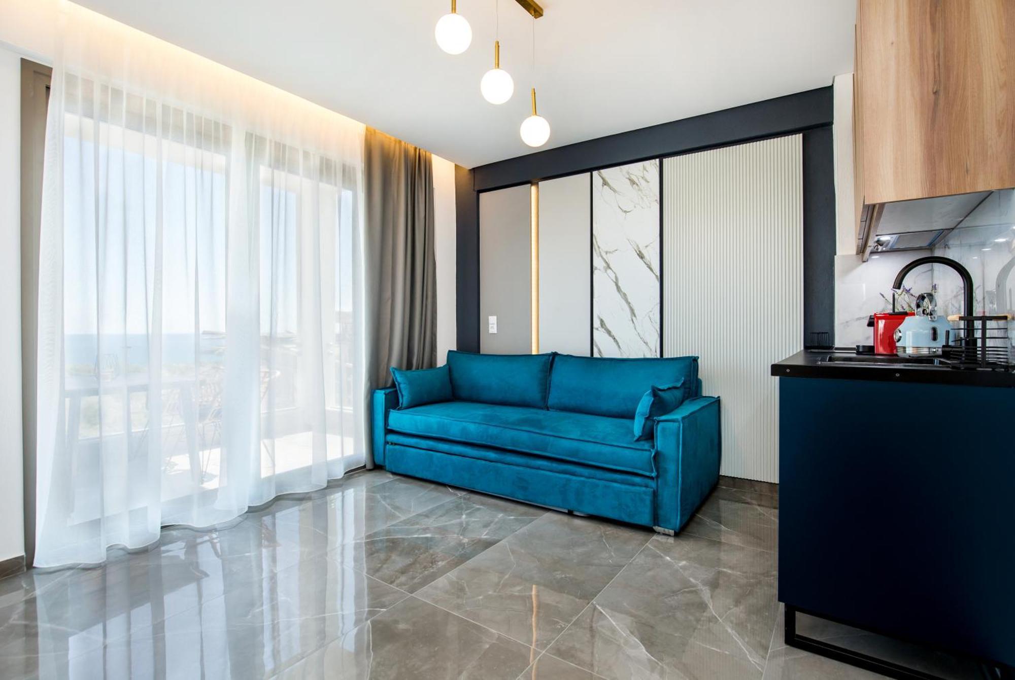 Aigli Skala Maries Deluxe Apartment Skála Marión Bagian luar foto