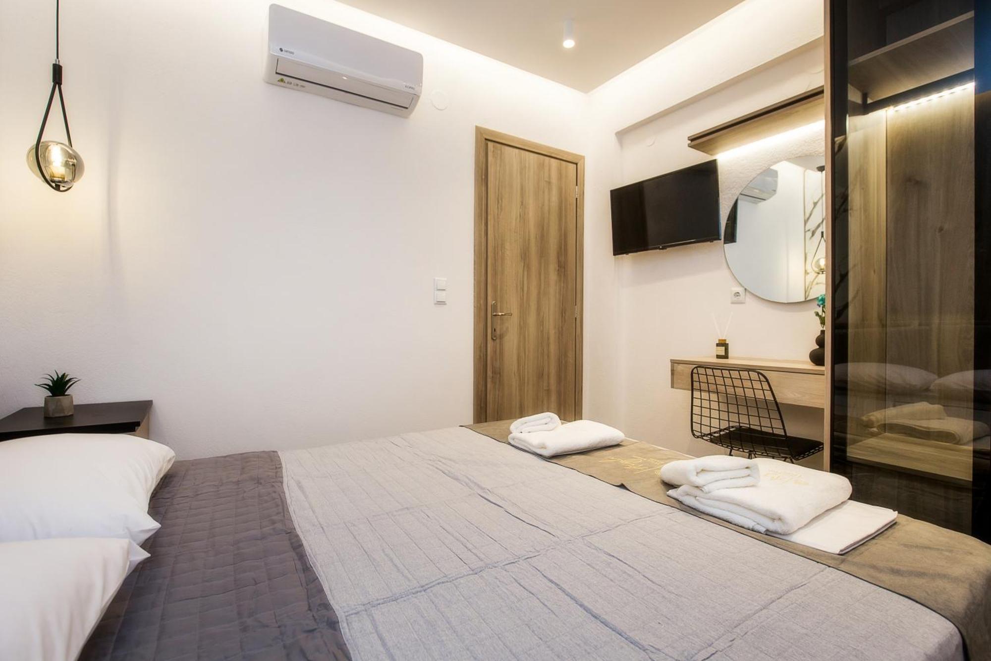 Aigli Skala Maries Deluxe Apartment Skála Marión Bagian luar foto