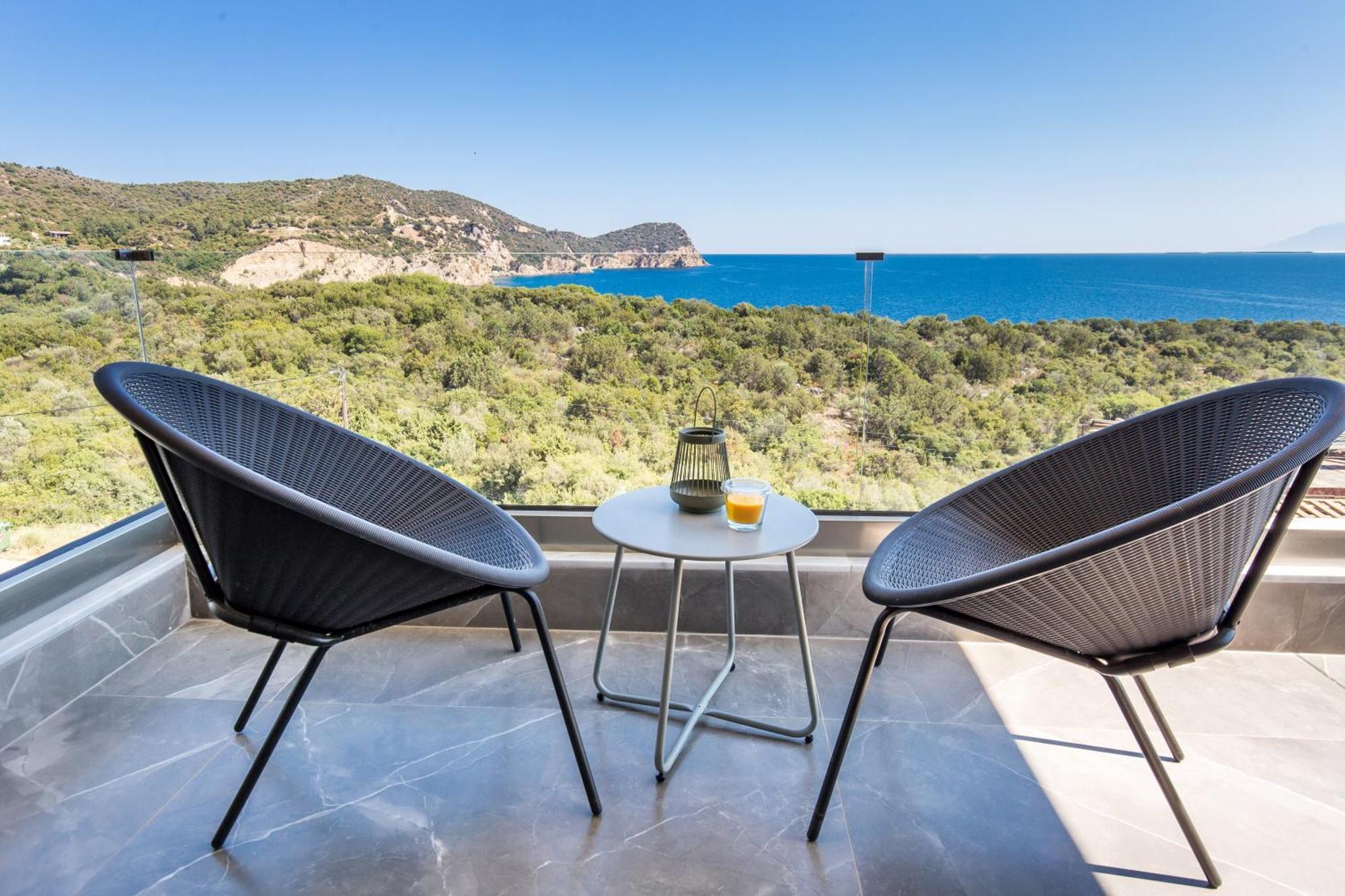 Aigli Skala Maries Deluxe Apartment Skála Marión Bagian luar foto