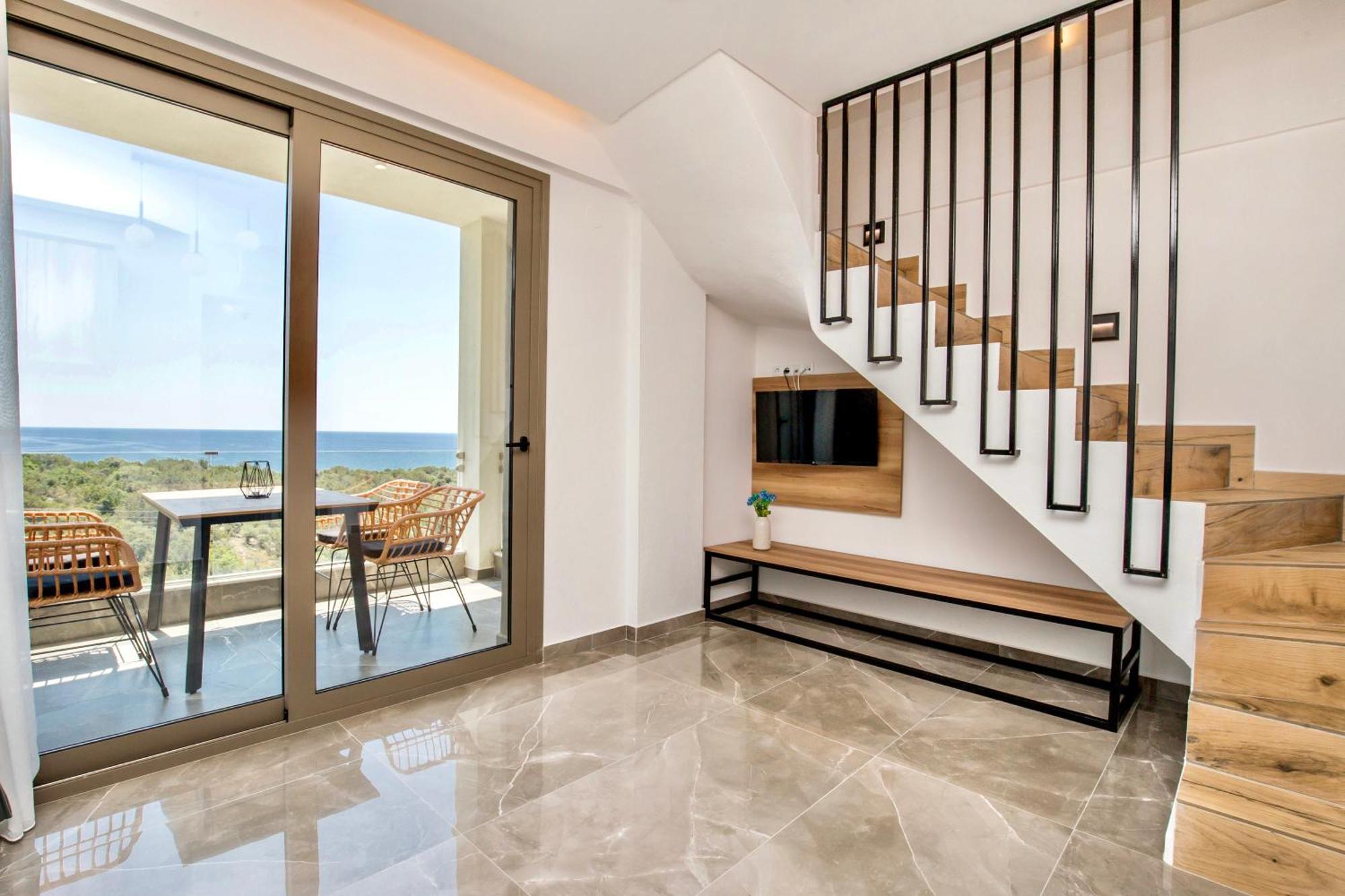 Aigli Skala Maries Deluxe Apartment Skála Marión Bagian luar foto