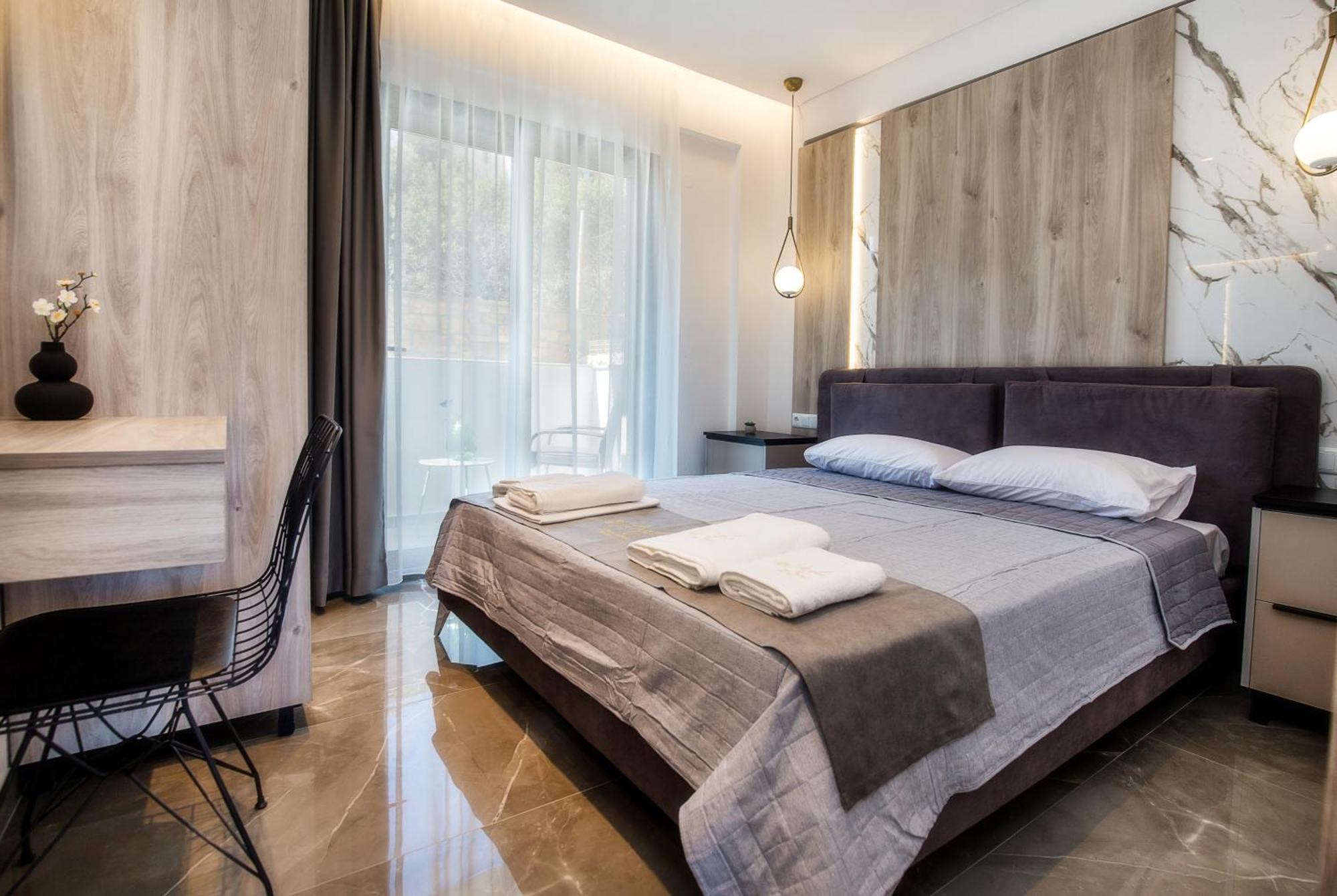 Aigli Skala Maries Deluxe Apartment Skála Marión Bagian luar foto