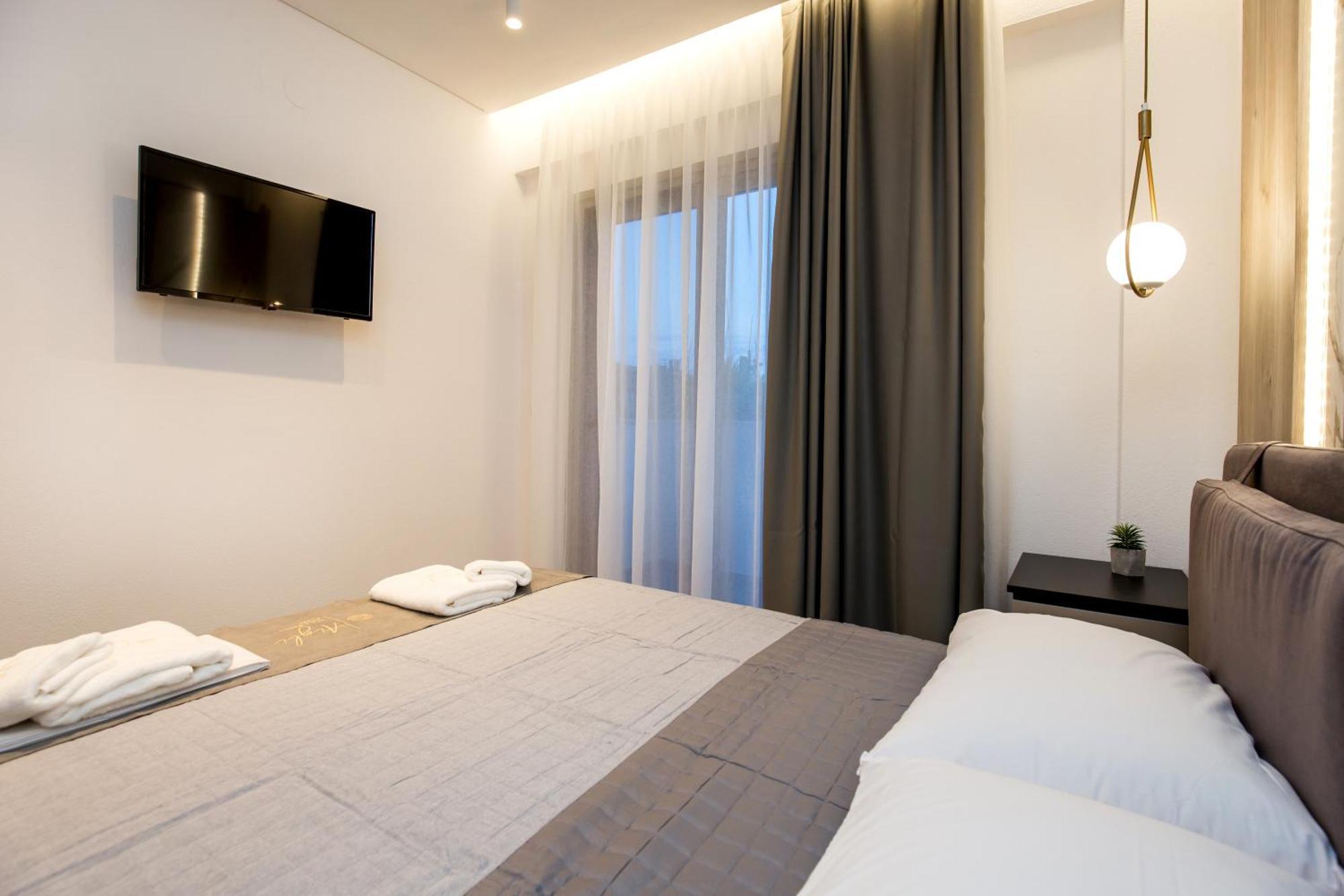 Aigli Skala Maries Deluxe Apartment Skála Marión Bagian luar foto