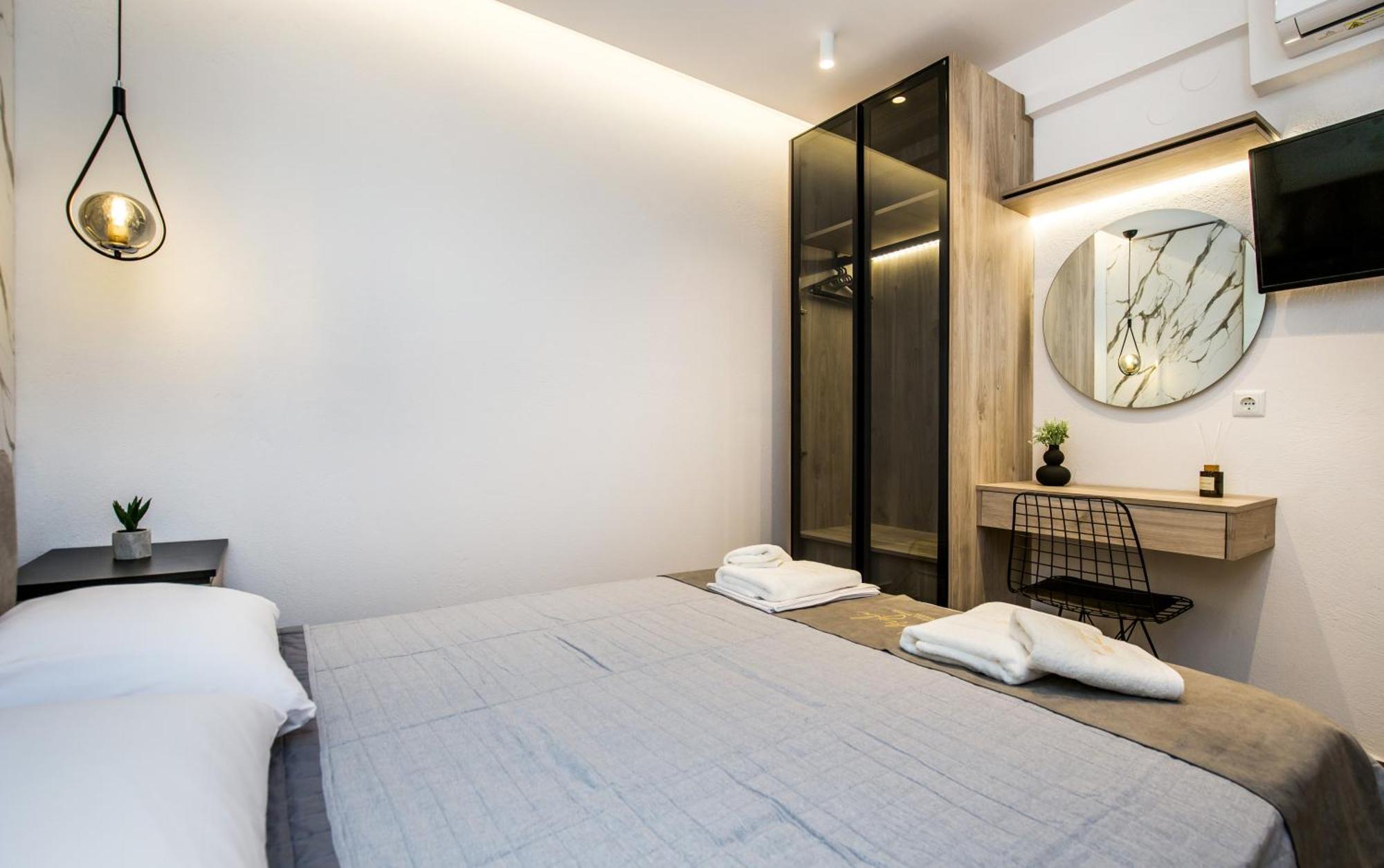 Aigli Skala Maries Deluxe Apartment Skála Marión Bagian luar foto