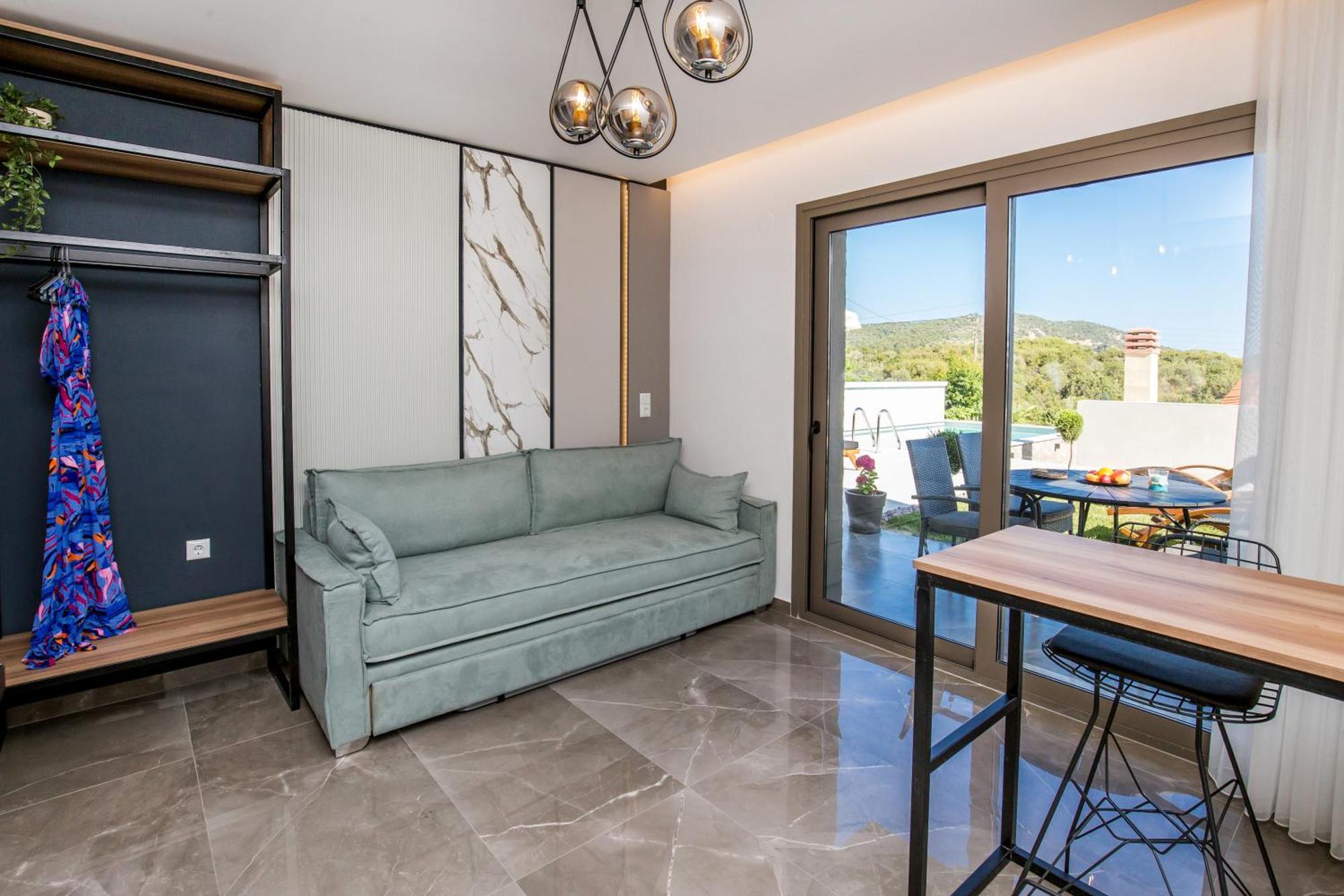 Aigli Skala Maries Deluxe Apartment Skála Marión Bagian luar foto