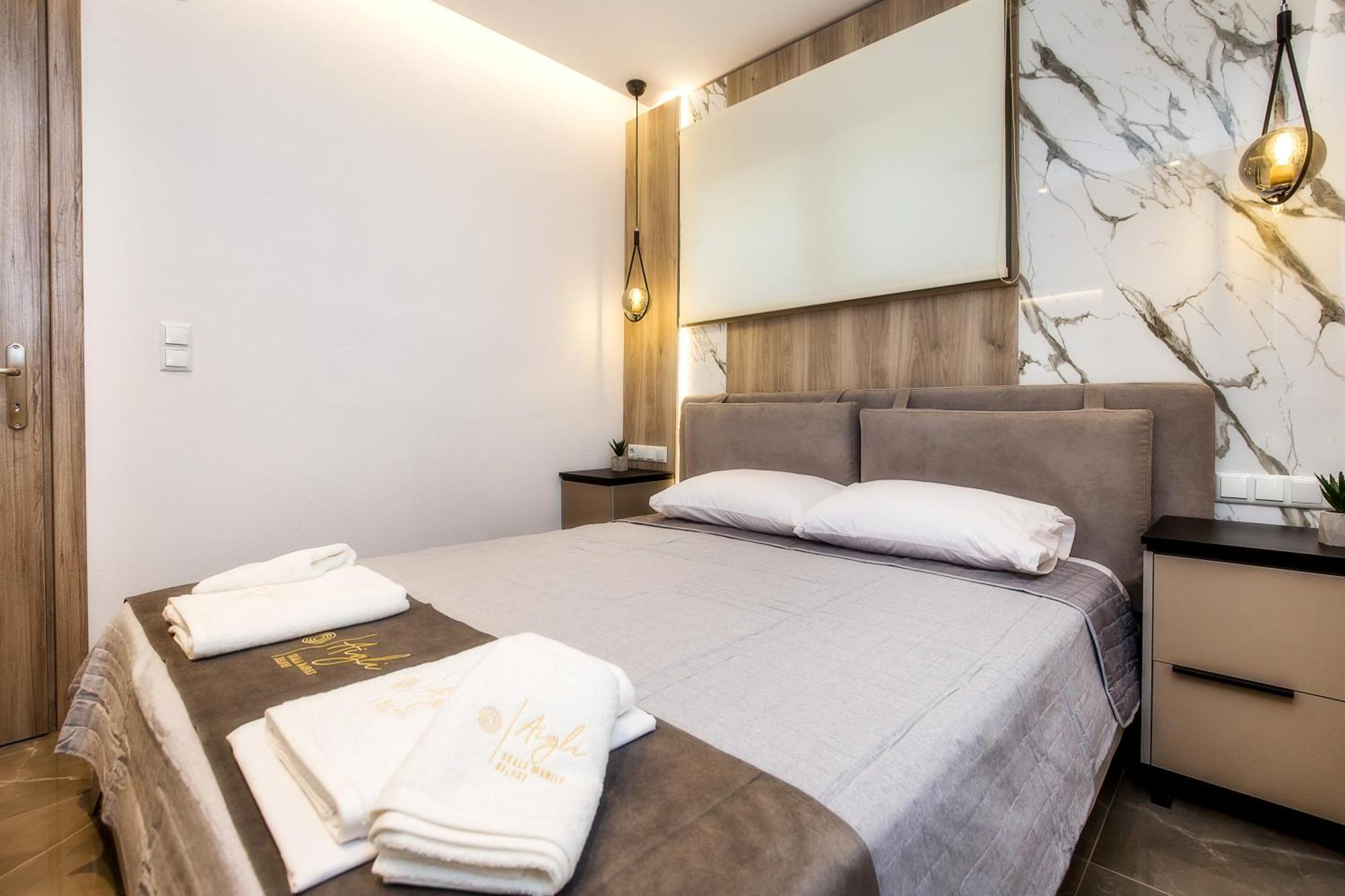 Aigli Skala Maries Deluxe Apartment Skála Marión Bagian luar foto
