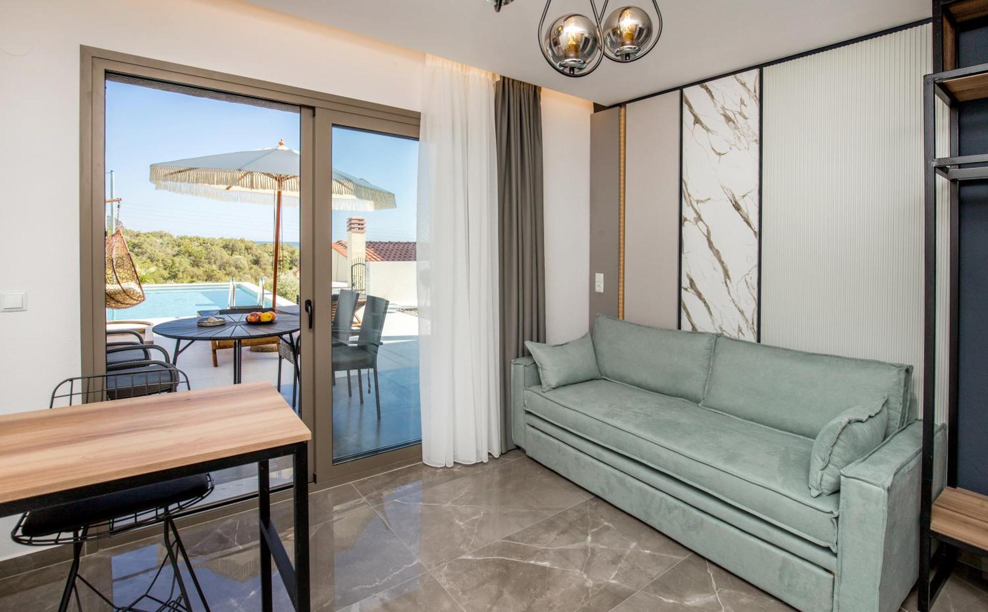 Aigli Skala Maries Deluxe Apartment Skála Marión Bagian luar foto