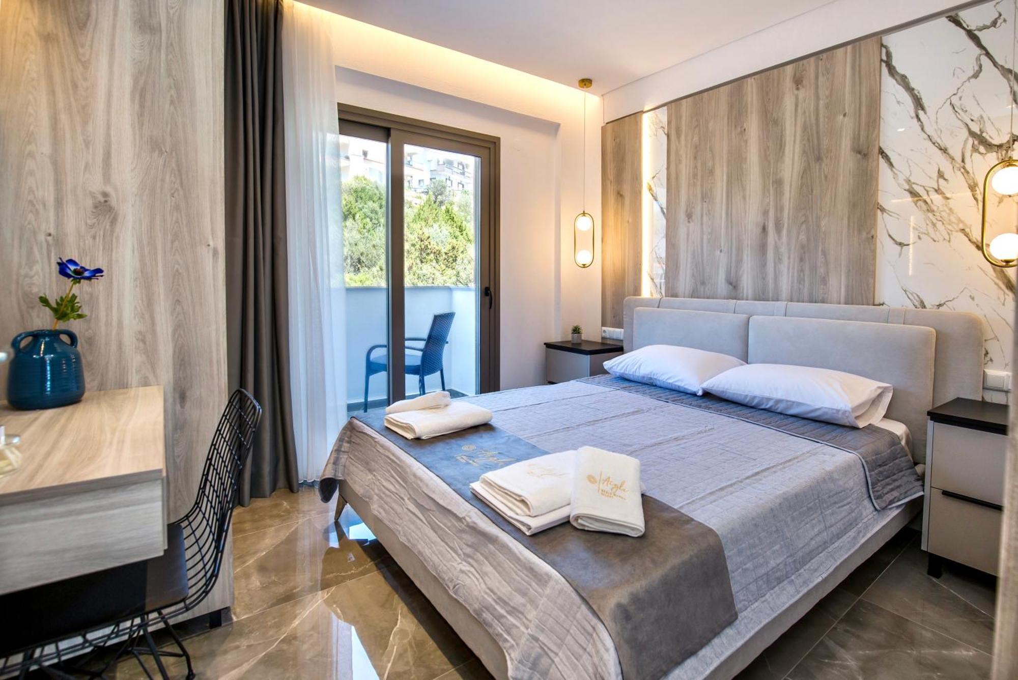 Aigli Skala Maries Deluxe Apartment Skála Marión Bagian luar foto