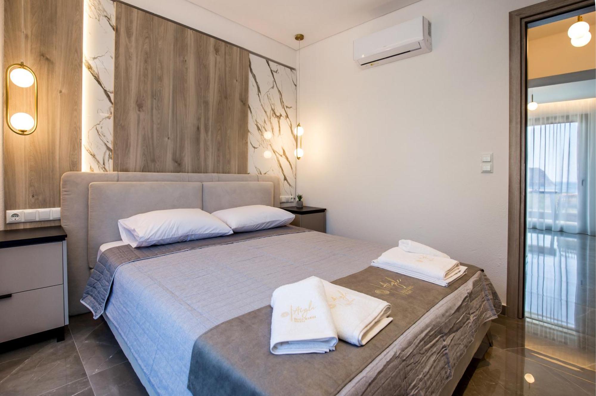 Aigli Skala Maries Deluxe Apartment Skála Marión Bagian luar foto